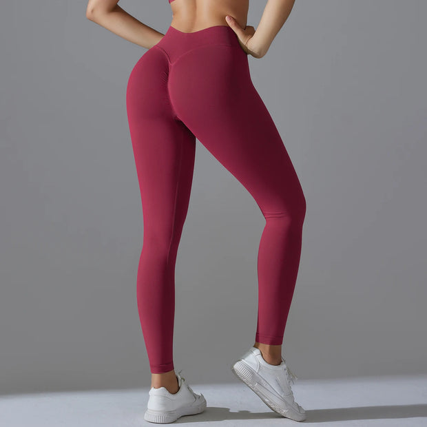 Yoga Leggings Seamless Gym Leggings Women Yoga Pants Sexy High Waist Booty Lifting Leggings Women Running Cycling Fitness Wear