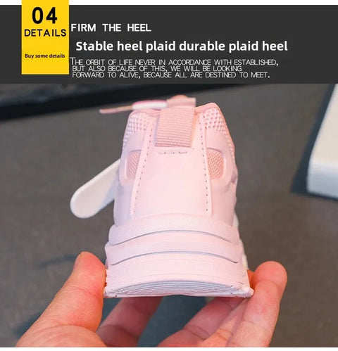 Ultra-Light Breathable Kids Sports Shoes Spring Autumn New Style Primary School Students Running Shoes Boys Girls Net Face