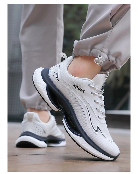 Men Sneakers Running Shoes Women Plus Size Sports Shoes Casual Couple Trainers Shock Tennis Gym Shoes