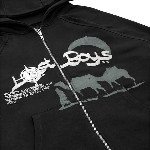 Y2K Rhinestone Cobweb Zip Up Oversized Sweatshirt 2022 Autumn Goth Hoodie Men Women Grunge Hooded Jacket Streetwear Y2K Clothing