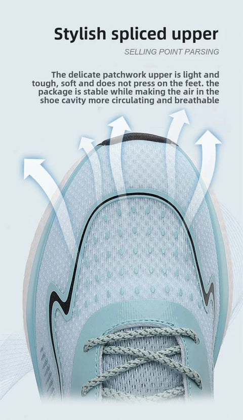 Men Sneakers Running Shoes Women Plus Size Sports Shoes Casual Couple Trainers Shock Tennis Gym Shoes