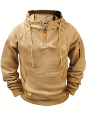 Men's Regular Fit Patch Pocket Hoodie