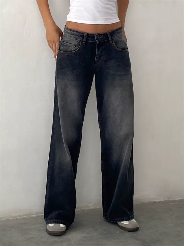 Women's Wide Leg Boyfriend Jeans