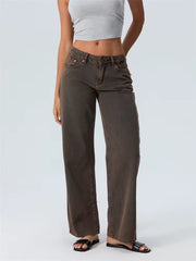 Women's Wide Leg Boyfriend Jeans