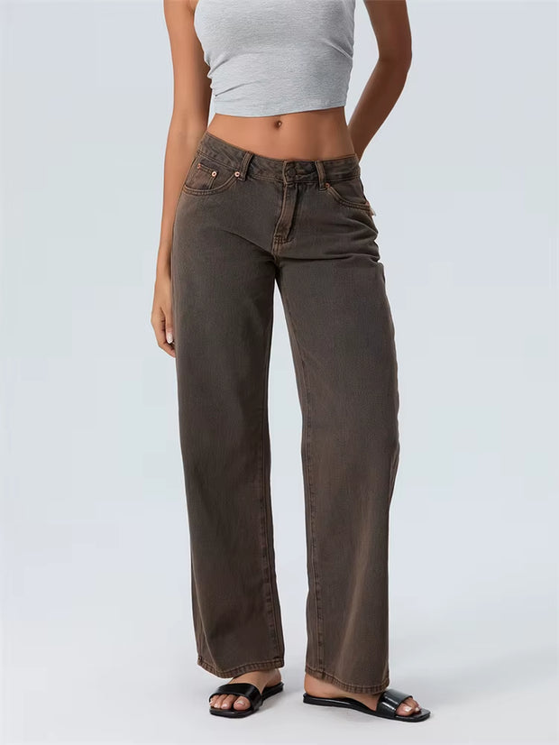 Women's Wide Leg Boyfriend Jeans