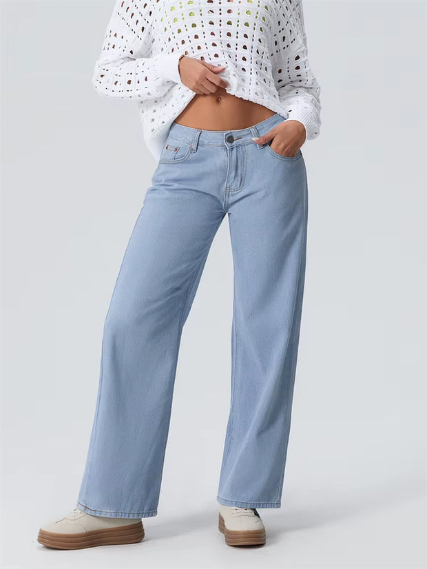 Women's Wide Leg Boyfriend Jeans