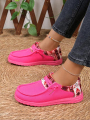 Women's Ethnic Pattern Slip-On Sneakers