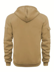 Men's Regular Fit Patch Pocket Hoodie