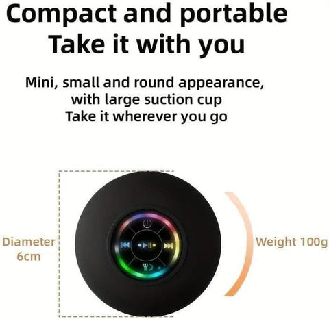 AquaGroove Mini Bluetooth Speaker