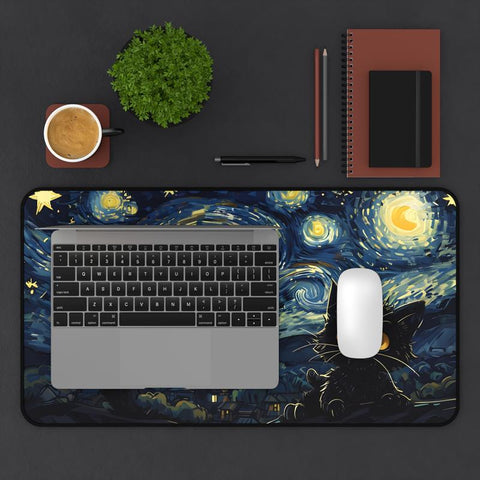 Galactic Whiskers Desk Mat